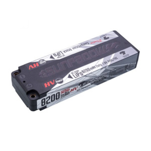 SUNPADOW: Platin HV 8200MAH 7.6V 2S 140/70C LiPo (5mm Bullets)