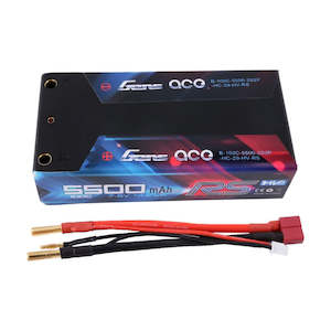 Gens Ace: 5500mAh 7.6V 100C 2S Hardcase Lipo - 4mm Plug