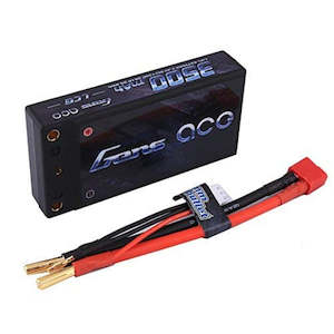 Gens Ace: Black 3500mAh 7.4v 2S2P 60C Light Weight LCG Shorty