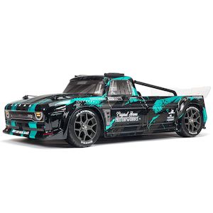 ARRMA: 1/8 INFRACTION 4X4 3S BLX Resto-Mod Truck Blk/Teal