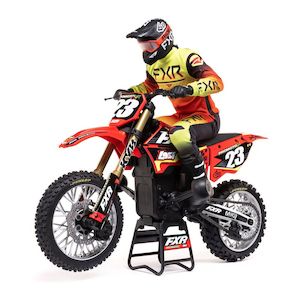 LOSI: 1/4 Promoto-MX Motorcycle RTR, FXR Red