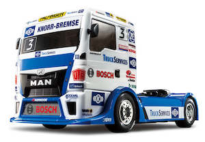 Tamiya: TT-01E Team Hahn MAN TGS Truck EP