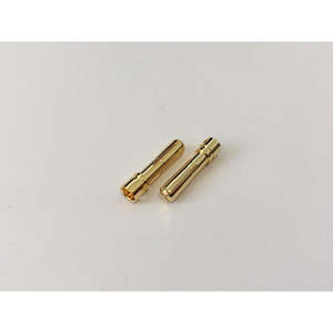 Plugs: RC PRO NZ: 4.0mm Gold Bullet Connector Male 2pcs