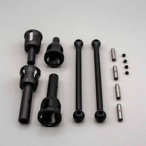 Large Scale Rc: FLM: Super Duty "4 Ever" Stock Length Driveshaft & Cup Kit for HPI Baja 5b/5T/ 5SC - 5mm Cups/Pins