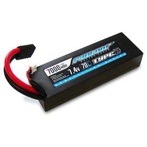 Hardcase Lipo: Fantom: 70C-140C COMPETITION SERIES LIPO – 7000MAH, 7.4V, 2-CELL, TRAXXAS CONNECTOR