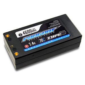 Fantom: 70C-140C COMPETITION SERIES LIPO – 4600MAH, 7.4V, 2-CELL, SHORTY