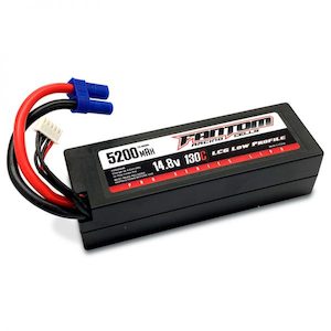 Fantom: 130C PRO RACING LIPO – 5200MAH, 14.8V, 4-CELL, LOW PROFILE, EC5