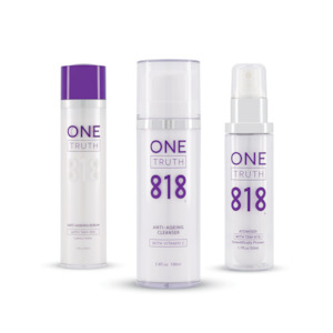 One Truth 818 Serum, Atomiser & Cleanser Trio