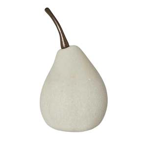 Pear Decorative White