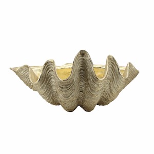 Claudia Clam Shell in Gold L84 cm