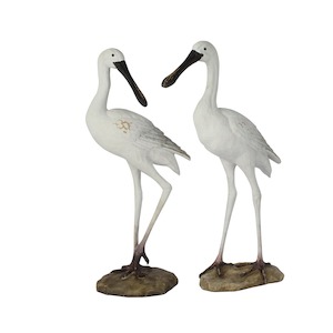 Wall Decor Decorative: Set 2 Baltic Bird Figurines