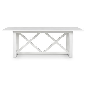 Sorrento 2.2m White Dining Table