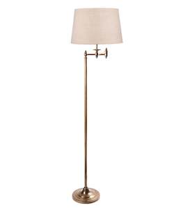 Lighting Floor Lamps: Aurelius Floor Lamp Base Antique Brass