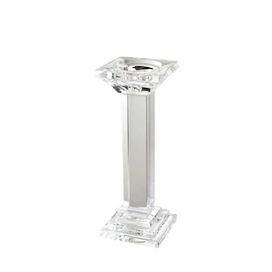 Decor Hurricanes Candles: Leon Crystal Candle Holder Sm