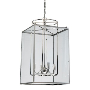 Lennox  Four Light Pendant In Nickel