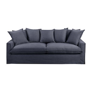 Malaga Coastal 3 Seater Sofa with removable cover Storm