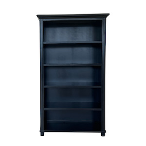 Sorrento Hamptons 180cm Bookshelf Black