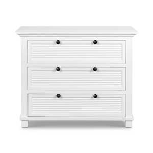 West Beach Chest of 3 Drawers White