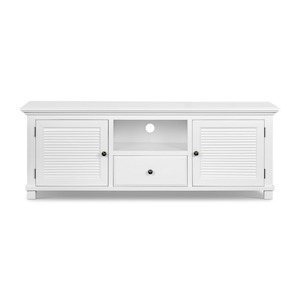 West Beach Hamptons Media Unit White Small