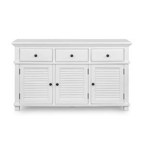 West Beach 3 Door Hamptons 145cm Buffet White