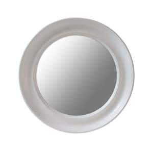 Wall Decor Best Sellers: Samantha White Round Beaded Mirror