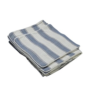 Slip Cover Only - Noosa 2 Seat Hamptons Sofa Blue Sky Stripe