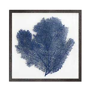 Bowen Coral Wall Art Blue Left