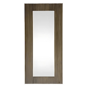 Willow Slated Wooden Mirror - Natural