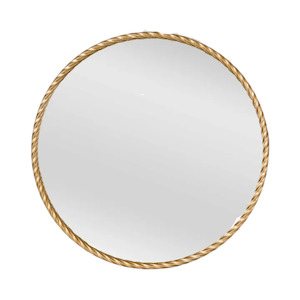 Palais 70cm Round Mirror Gold