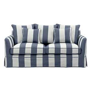 Noosa 2 Seat Denim Cream Stripe