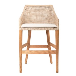 Charlotte Rattan Counter Stool Natural