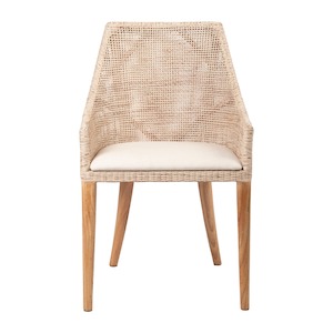 Charlotte Rattan Dining Chair Natural