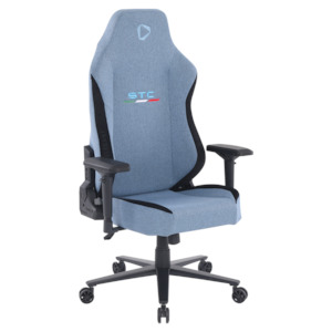 ONEX STC Elegant XL Series Gaming Chair - Cowboy w/ Short pile linen fabric