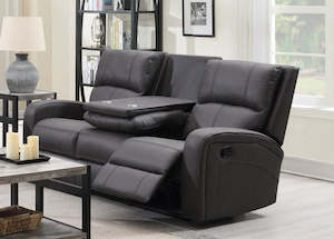 Internet only: Silverton 3 Seater Recliner Sofa with Center Console