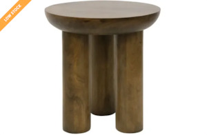 Betty Wooden Side Table - Walnut