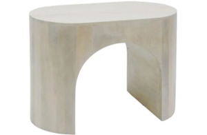 ARC Side Table - Milk Wash