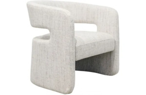 Internet only: Mae Accent /Dining Chair - Grey Fleck