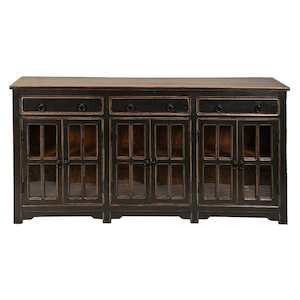 French Country Sideboard - Antique Black