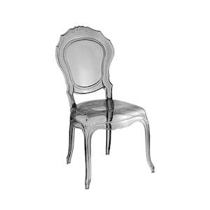 Internet only: Louis Dining Chair Transparent - Indoor/Outdoor