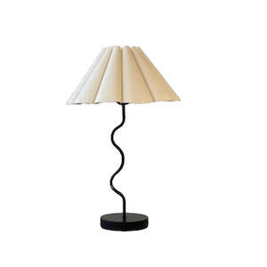 Internet only: Wavy Table Lamp - Black