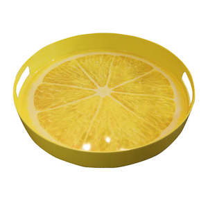 Internet only: Melamine 40cm Tray Lemon