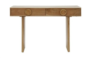 Koh 2 Drawer Console Table - Natural