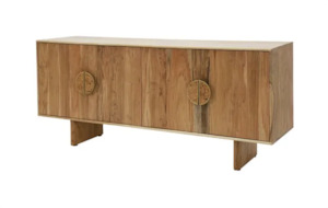 Koh 4 Door Sideboard - Natural