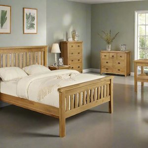 Kensington Oak Bedroom Suite - 4 Piece