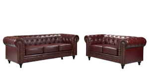 Arthur Chesterfield Sofa Set - 3+2