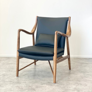 Finn Mid-Century Leather Armchair