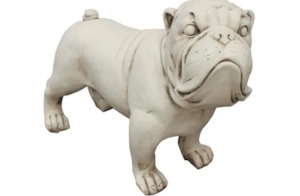 Fibre Clay Dog Statue