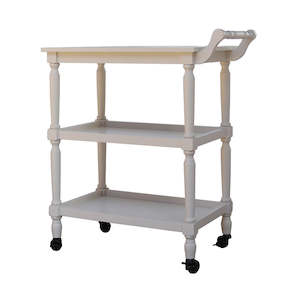 Cyrus Bar Cart - Pink White