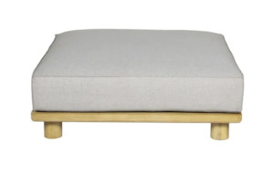 Internet only: Benn Ottoman Sectional - Gray & Acacia