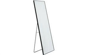 Lian Floor Standing Mirror - Black Frame